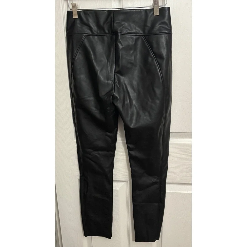 Wolford‎ | Edie Forming Leggings Black Vegan Leather Sz 10